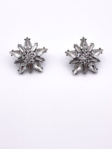 Celeste Crystal Studs | Clear