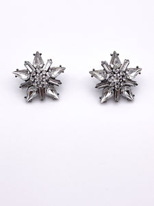 Celeste Crystal Studs | Clear