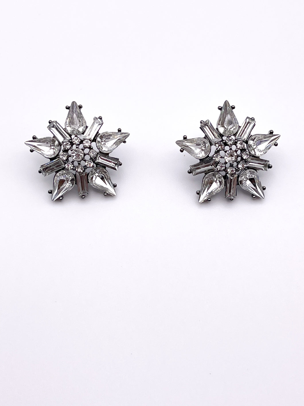 Celeste Crystal Studs | Clear