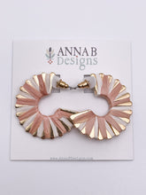 Wrapped Gold Hoops | Blush