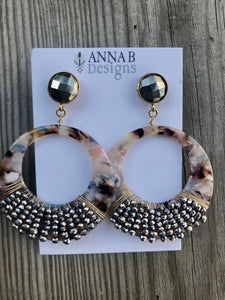 Elisabeth Resin Earrings-Multi