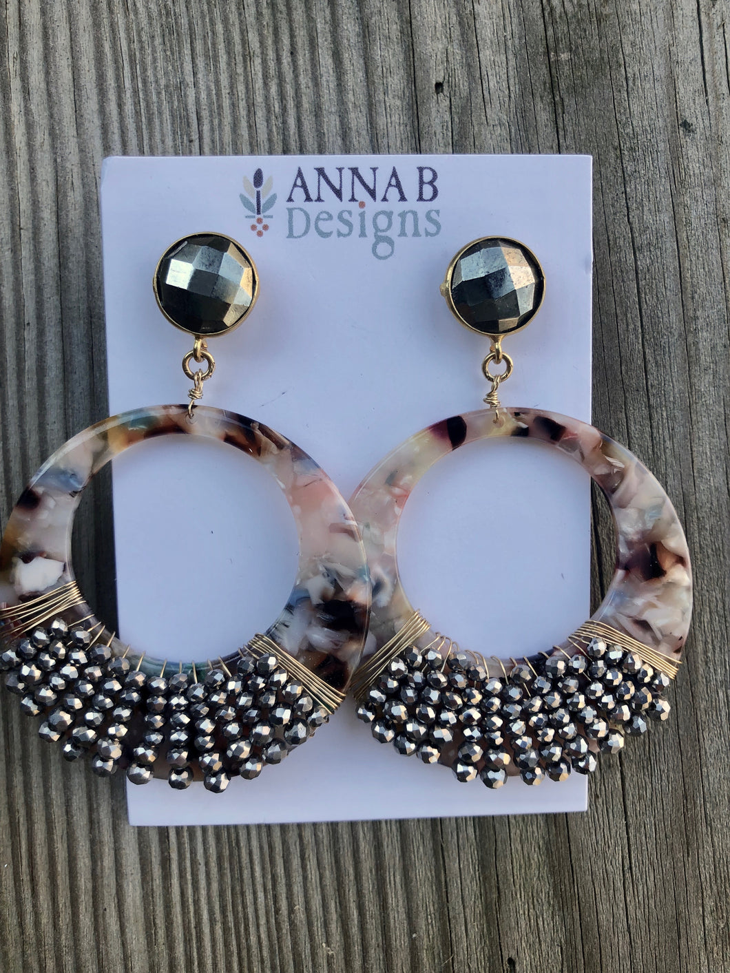 Elisabeth Resin Earrings-Multi