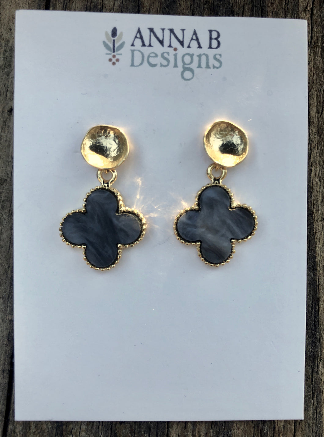 Florence Earrings- Gray