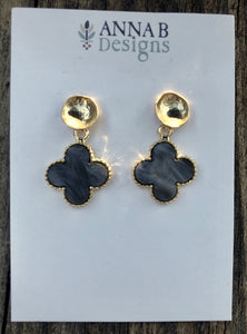 Florence Earrings- Gray