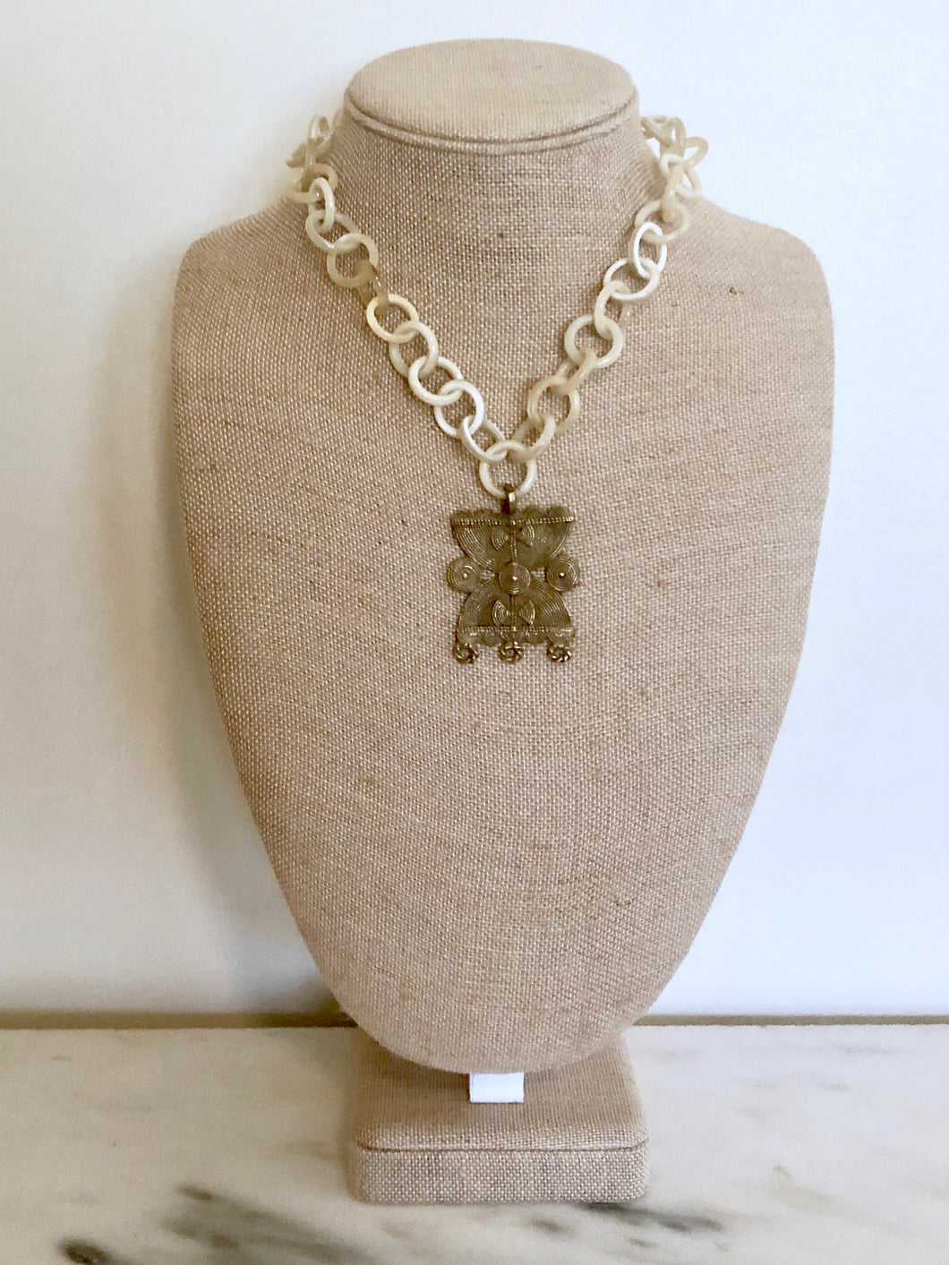 Water Buffalo Horn Necklace