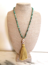 Peruvian Opal Tassel Necklace