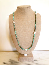 Peruvian Opal + Pearl Necklace