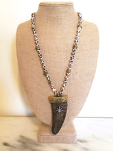 Agate+ Bone Beaded Necklace