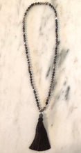 Brown Agate Tassel Necklace
