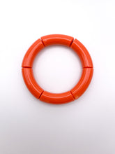 Acrylic Stretch Bracelets | Dark Orange