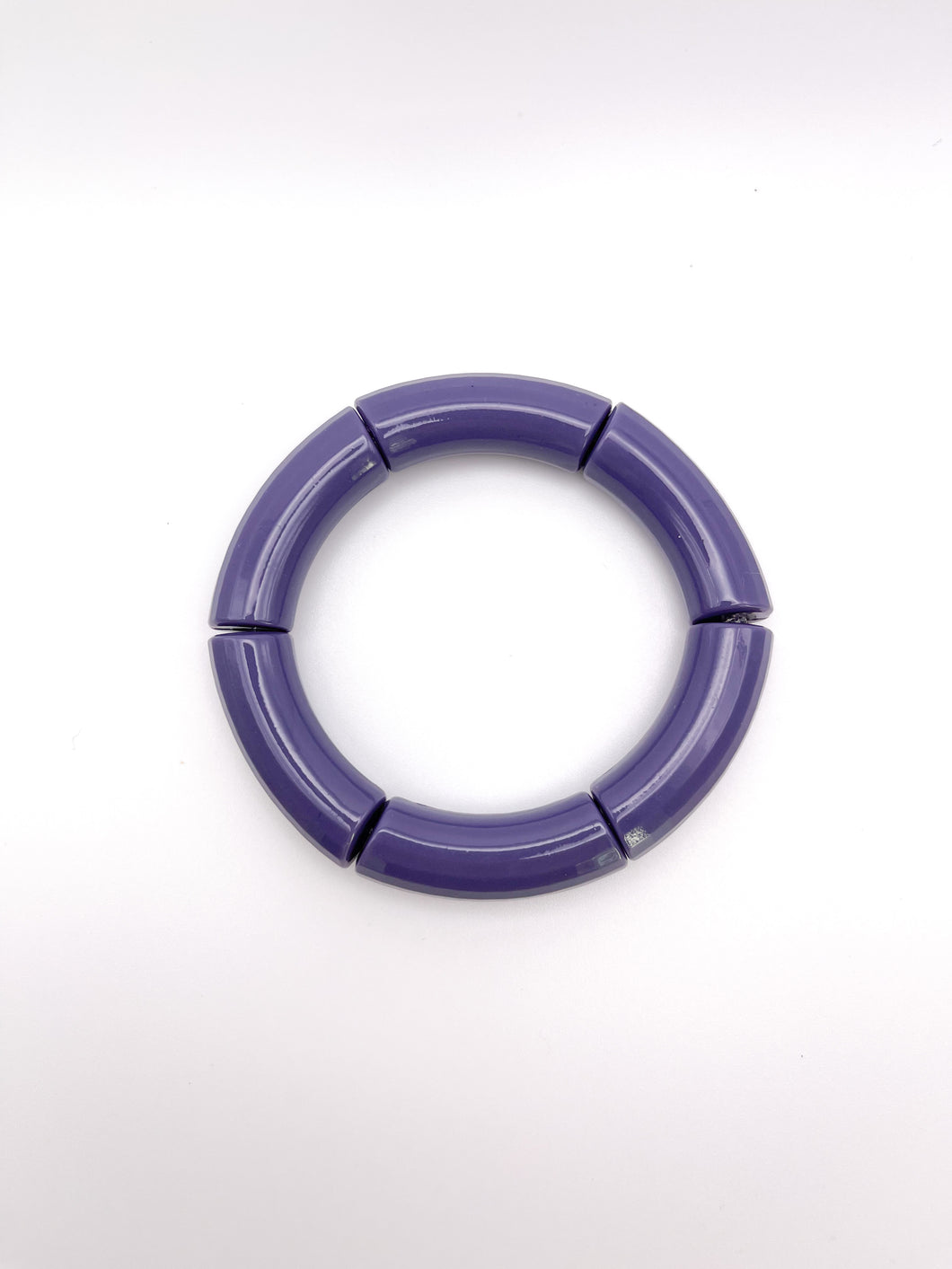 Acrylic Stretch Bracelets | Grape