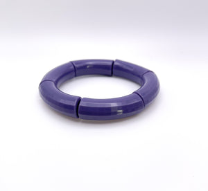 Acrylic Stretch Bracelets | Grape