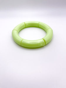 Acrylic Stretch Bracelets |  Citron