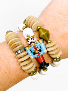Carly Beaded Bracelet | Wood