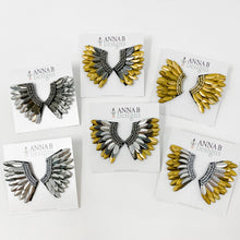 Aerin Beaded Earrings-Gold + Pewter + Silver