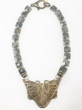 India Brass Moth Necklace