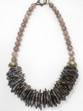 Moonstone Coconut Shell Necklace