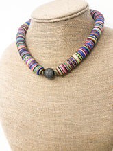 Alia Vinyl and Pave Bead Necklace