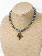 Meredith Brass Pendant Necklace