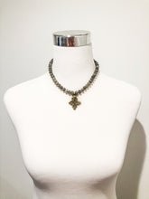 Meredith Brass Pendant Necklace