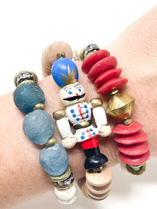 Cam Beaded Bracelet | Red