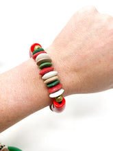Acrylic + Glass Stretch Bracelets | Holiday Multi