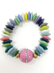 Holiday Clay Stretch Bracelet | 25