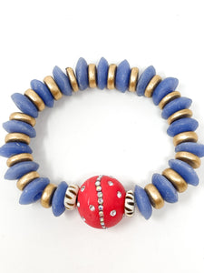Holiday Clay Stretch Bracelet | 01
