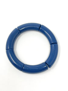 Acrylic Stretch Bracelets | Navy