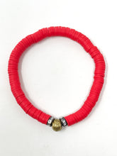 Clay Bracelets | Bright Red