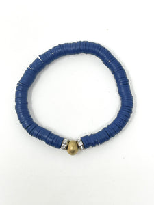 Clay bracelets | Navy