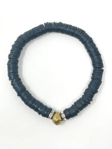 Clay Bracelets | Black
