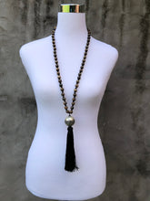 Black Tassel Necklace