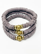 Clay bracelets | Brown