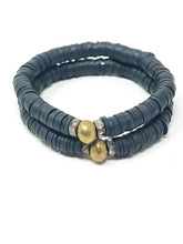 Clay Bracelets | Black