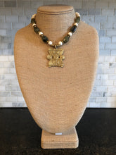African Brass Pendant Necklace