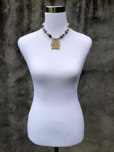 African Brass Pendant Necklace