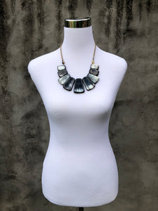 Buffalo Horn Bib Necklace