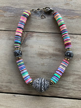 African Vinyl Necklace