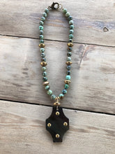 Studded Horn Necklace