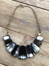 Buffalo Horn Bib Necklace