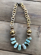 Amazonite Nugget Necklace
