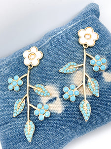 Lulie Beaded Earrings | Turquoise