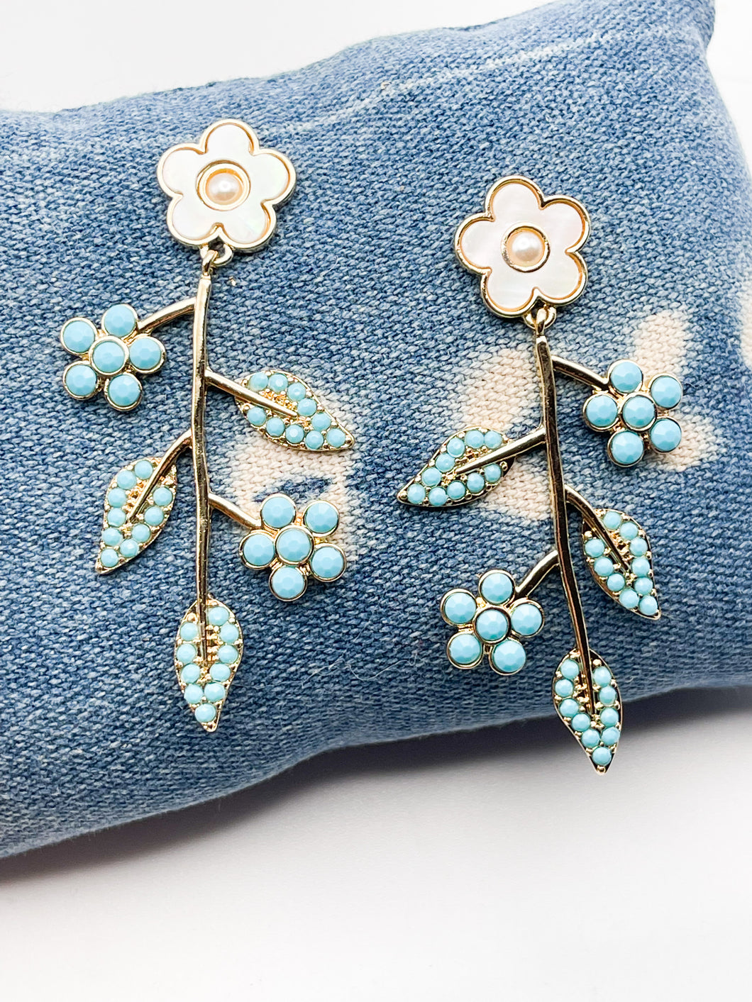 Lulie Beaded Earrings | Turquoise