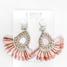 Lucia Fan Earrings | Pink