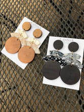 Rachel Resin Earrings- Black