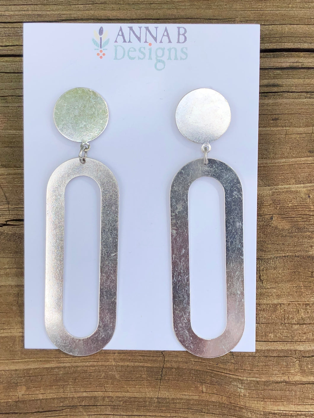 Courtney Earrings-Silver