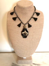 Black and White Agate Necklace