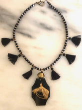 Black and White Agate Necklace