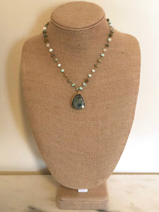 Amazonite Rosary Necklace